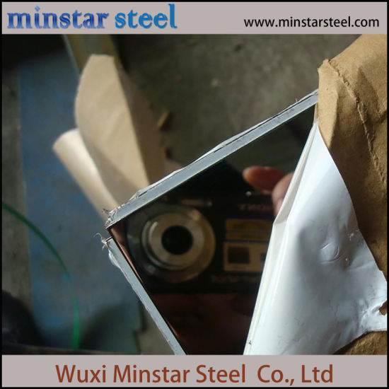 SUS 304 1.4301 8K Mirror Finish Austenitic Stainless Steel Sheet 1.0mm Thick 19 Gauge